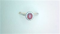 Anello Oxygène Donna Kate in Oro bianco Rubino 0.40 Ct 0034648R05 - 0034648R05